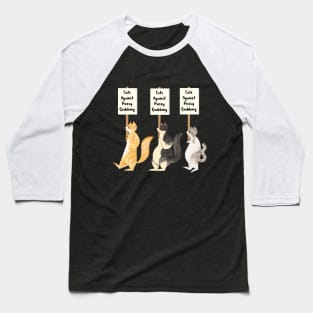 Cats Against Pussy Grabbing Baseball T-Shirt